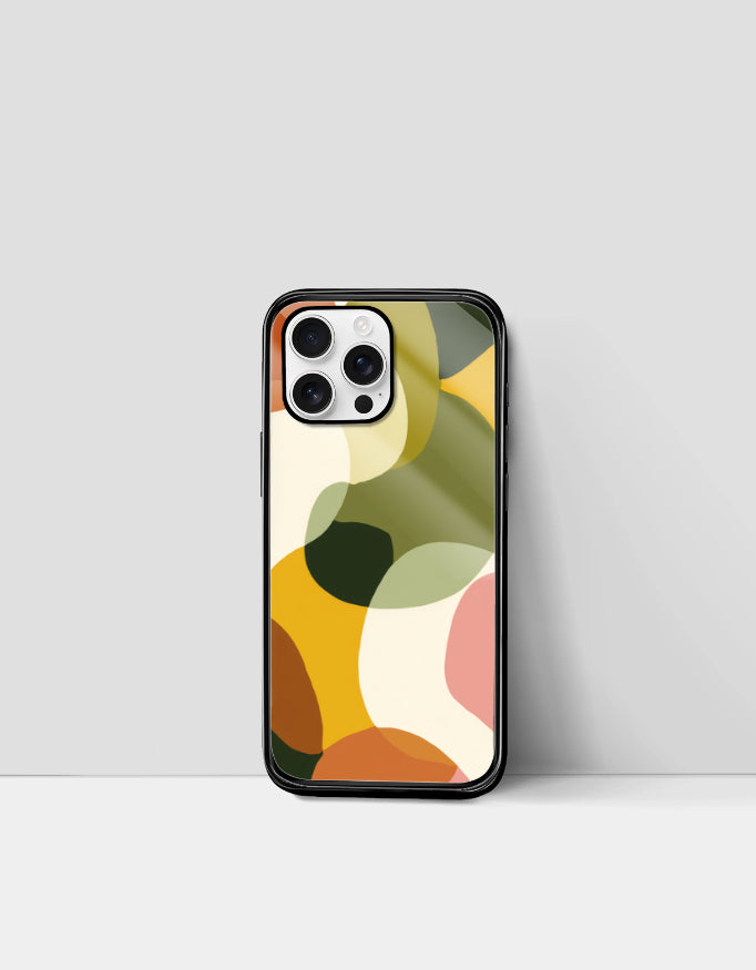Floral Whisper | Premium Glossy Protective iPhone Glass Case